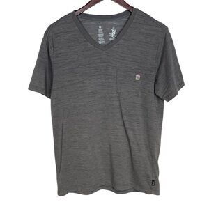 Howe Creative Work Force Men's Grey V-Neck Tee Size M